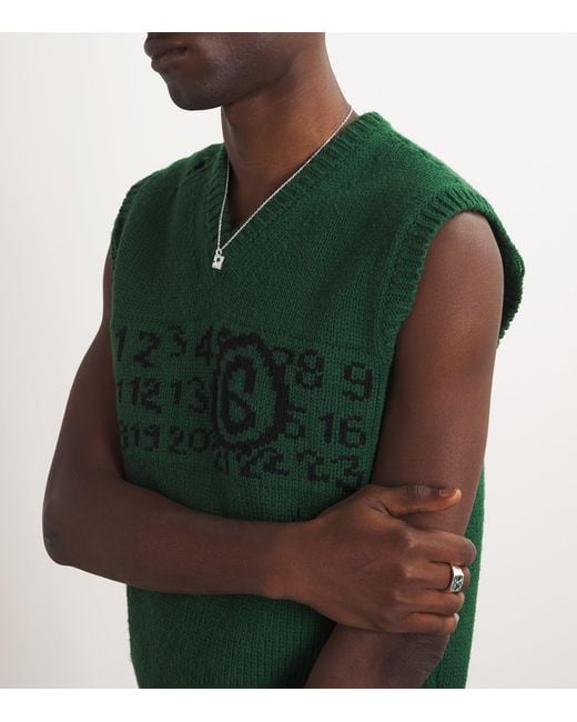 The Ouze Metallic Sterling And Emerald Necklace for men