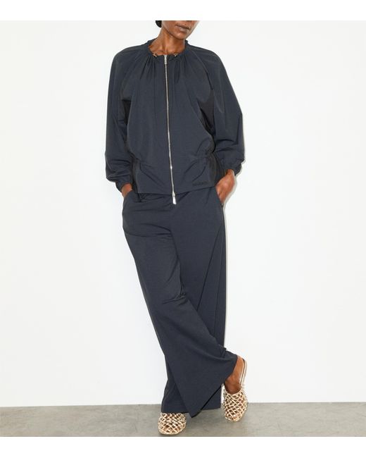 MAX&Co. Blue Technical Jersey Jacket