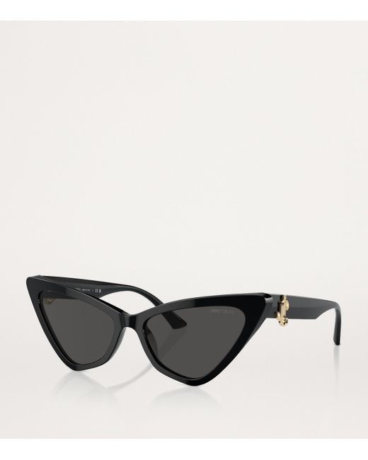 Jimmy Choo Black Acetate Jc5008 Sunglasses