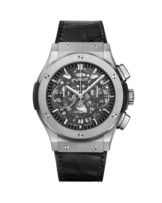 Hublot Gray Ceramic Classic Fusion Aerofusion Chronograph Watch