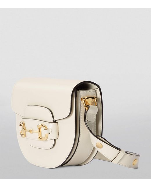 Gucci Natural Mini 1955 Horsebit Shoulder Bag