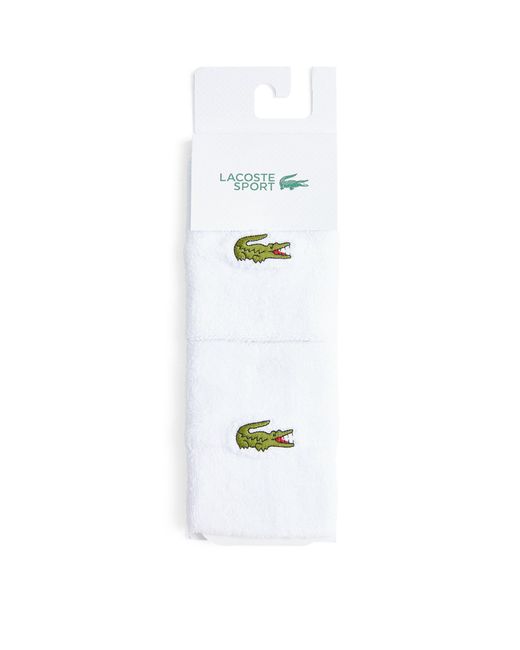 Lacoste White Core Performance Sweatband (pack Of 2) for men