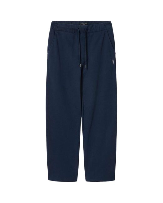 AllSaints Blue Asher Straight Sweatpants for men