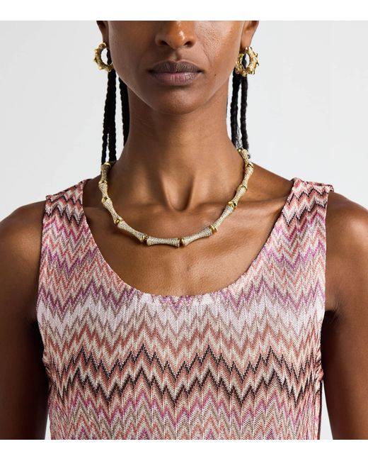 Missoni Pink Zigzag Cami Top