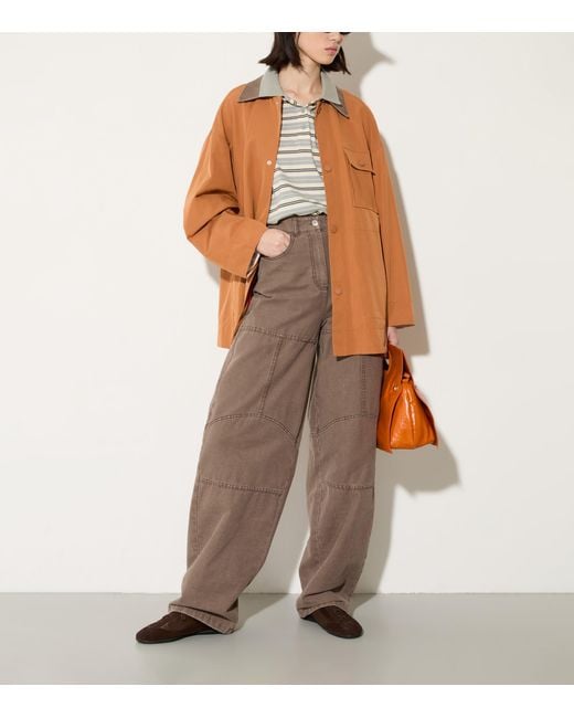 MAX&Co. Brown Relaxed Fit Raincoat