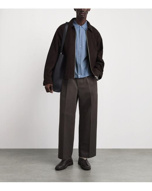 Paul Smith Blue Cotton Knitted Check Shirt for men
