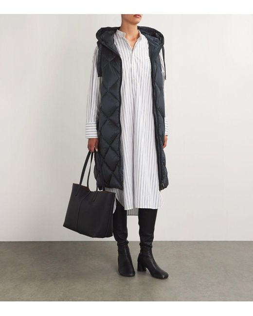 Max Mara Black Sleeveless Puffer Jacket