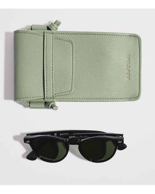 Sestini Eyewear Green Acetate Diciotto Sunglasses for men