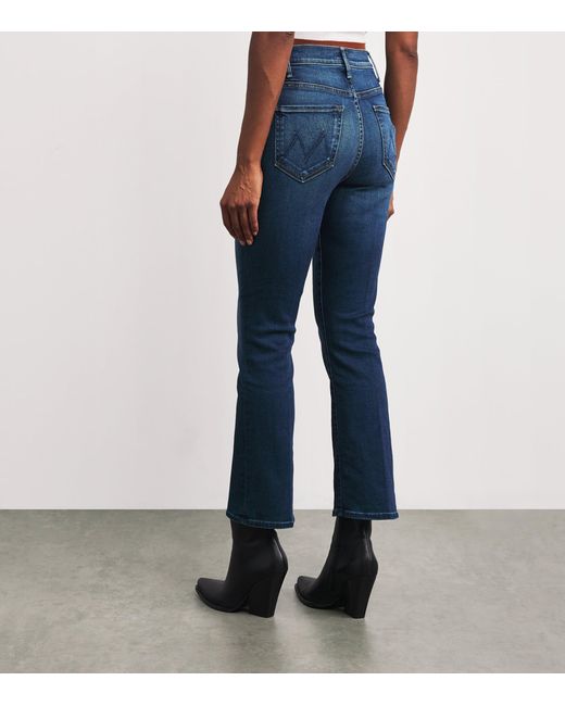 Mother Blue The Hustler Ankle Jeans