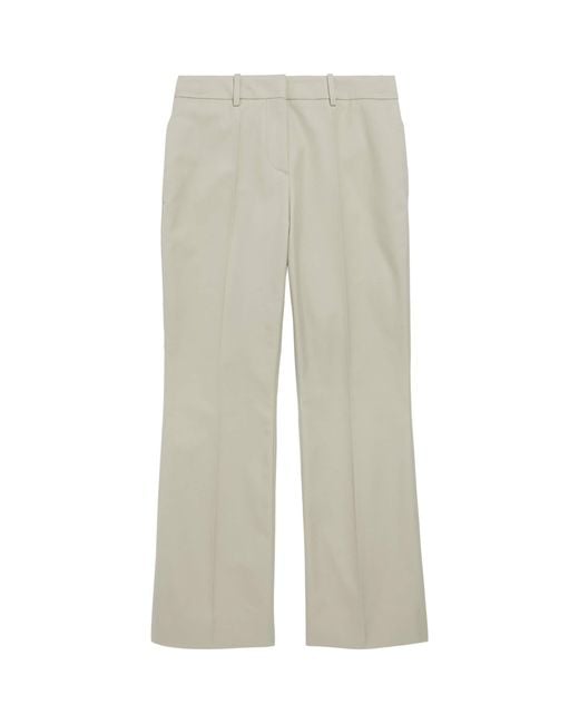 Balenciaga Gray Cotton Flared Trousers