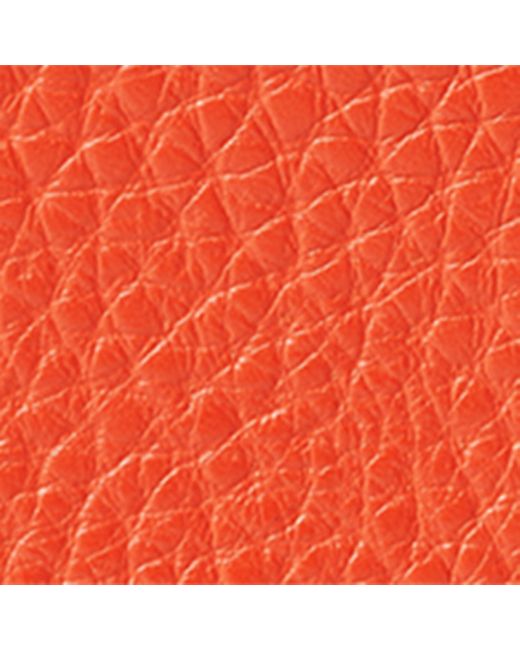 Aspinal Red Leather Zipped Travel Wallet for men