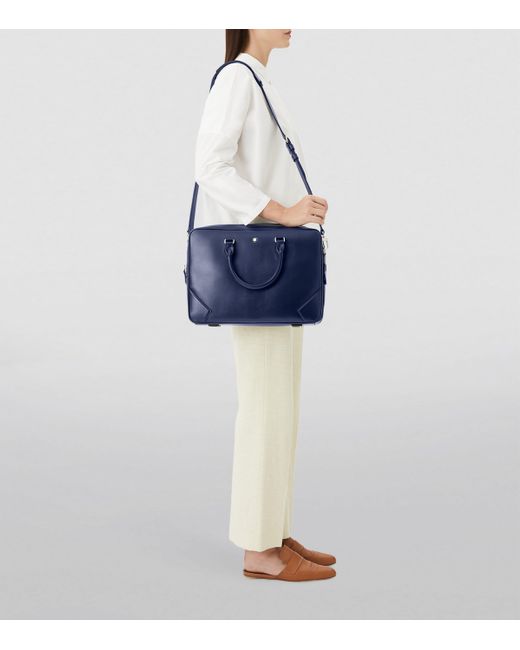 Montblanc Blue Leather Meisterstück Document Case