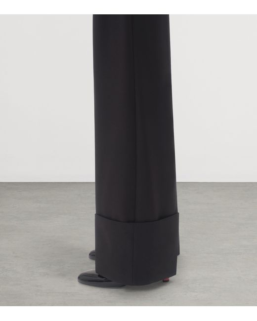 Valentino Black Wool Tailored Trousers