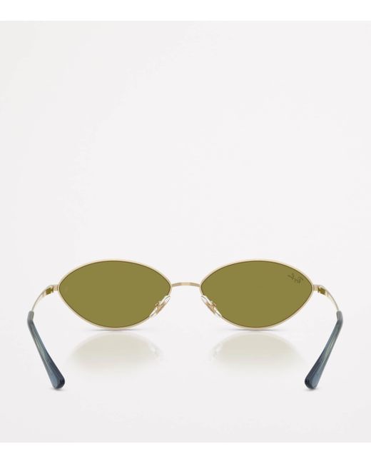Ray-Ban Green Rb3757 Kai Bio-Based Oval Sunglasses