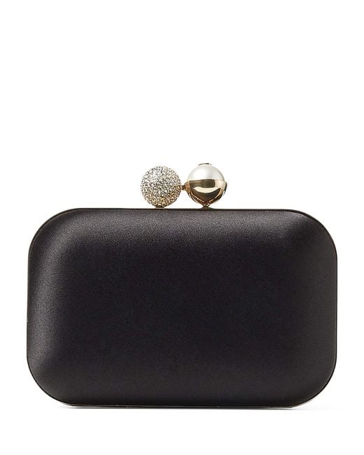 Jimmy Choo Black Cloud Clutch Bag