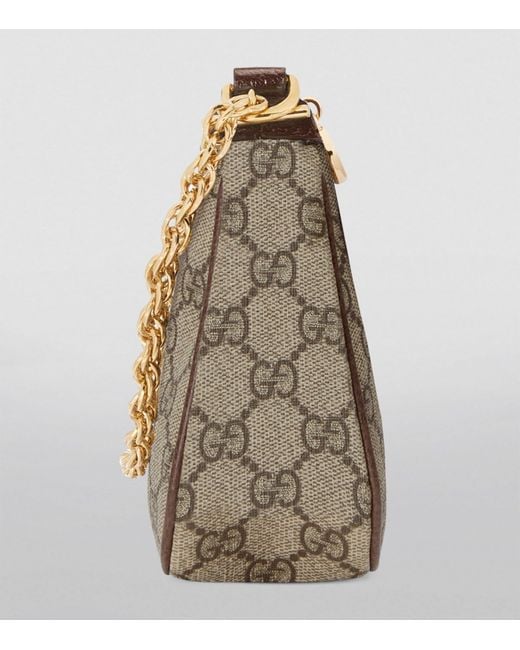 Gucci Brown Small Ophidia Shoulder Bag