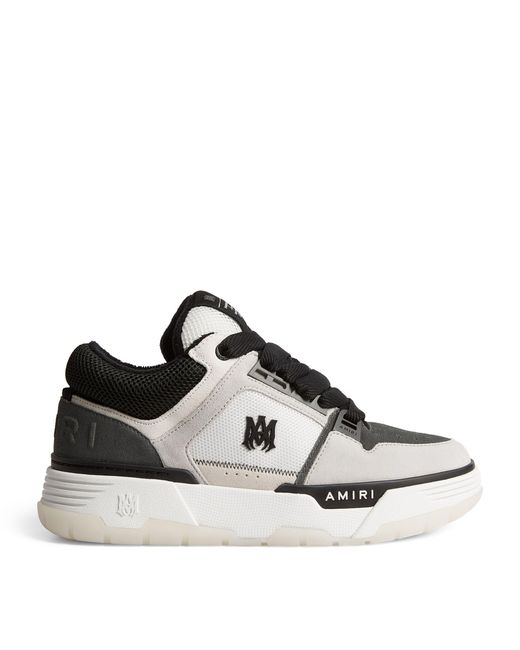 Amiri Brown Leather Ma-1 Low-top Sneakers for men
