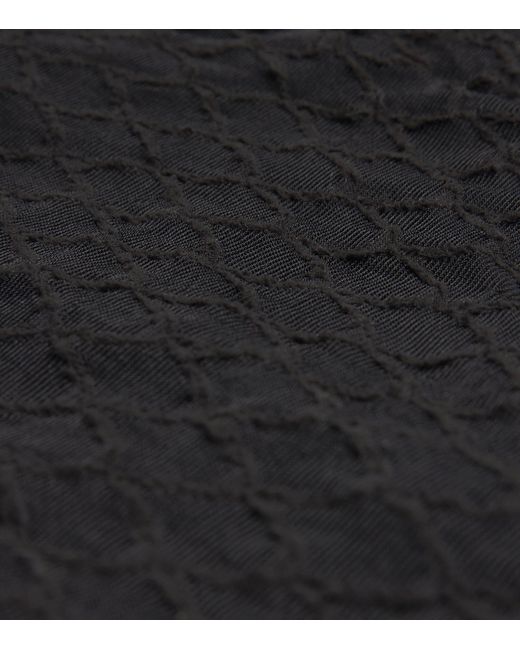 Wolford Black Velvet Net Illusion Bodysuit