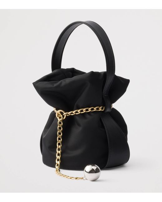 Prada Black Mini Re-Nylon Bucket Bag