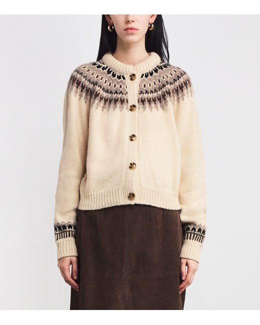 Doen Natural Wool-Blend Clarke Cardigan