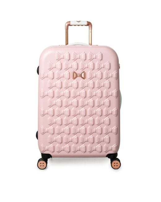 Ted Baker Pink Beau 69cm 4-wheel Medium Suitcase