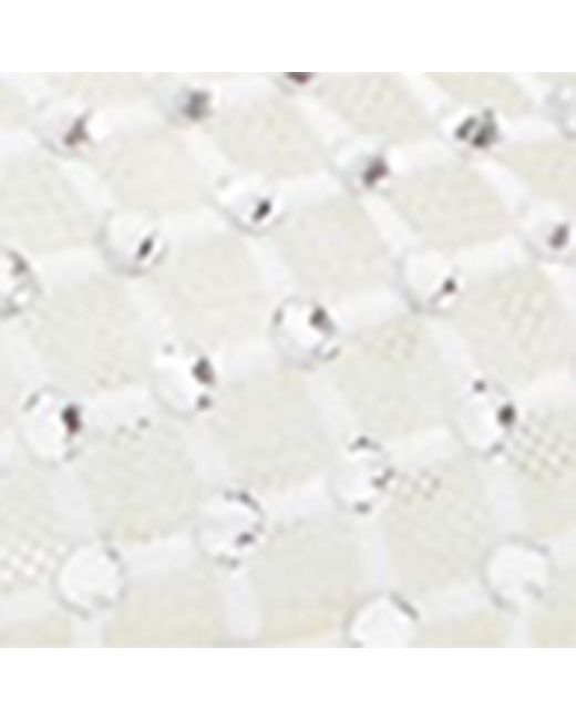 Jimmy Choo White Amel 50 Embellished Slingback Pumps