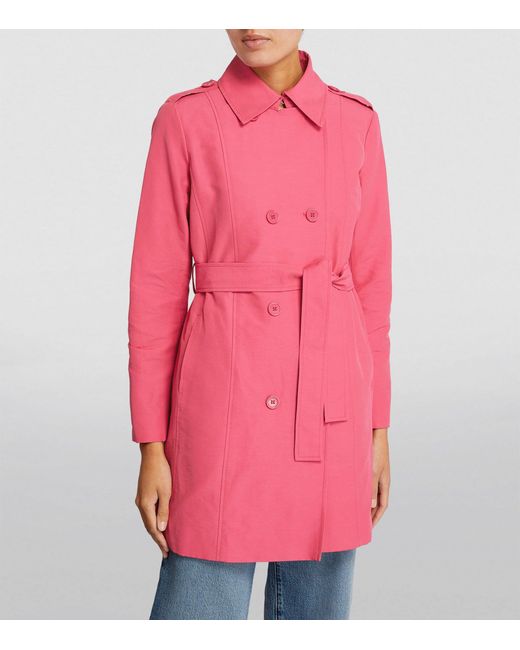 MAX&Co. Pink Short Trench Coat