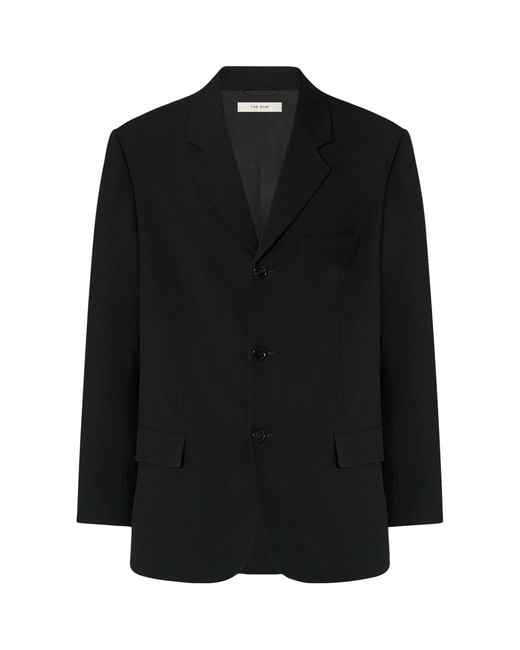 The Row Black Wool Nomas Blazer for men