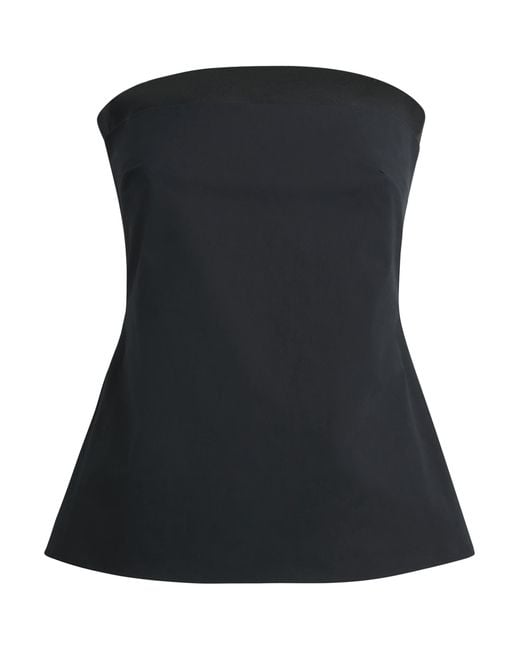 Voranida Black Cotton Tyla Tube Top