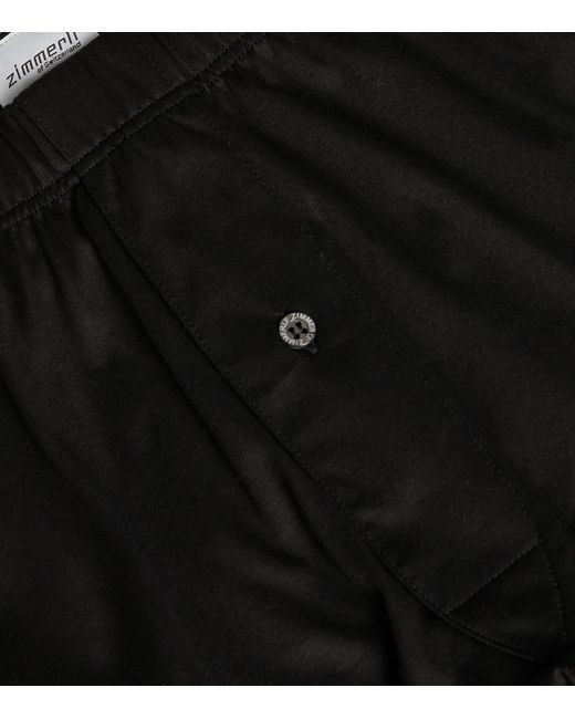 Zimmerli of Switzerland Black Sea Island Boxer Briefs for men