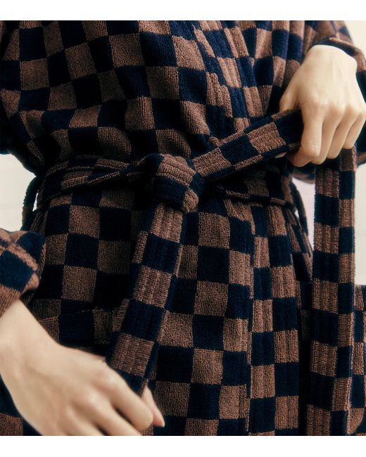 BAINA Black Organic Cotton Sulis Bathrobe