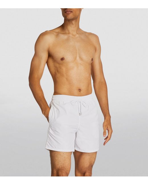 Vilebrequin White Moorea Swim Shorts for men