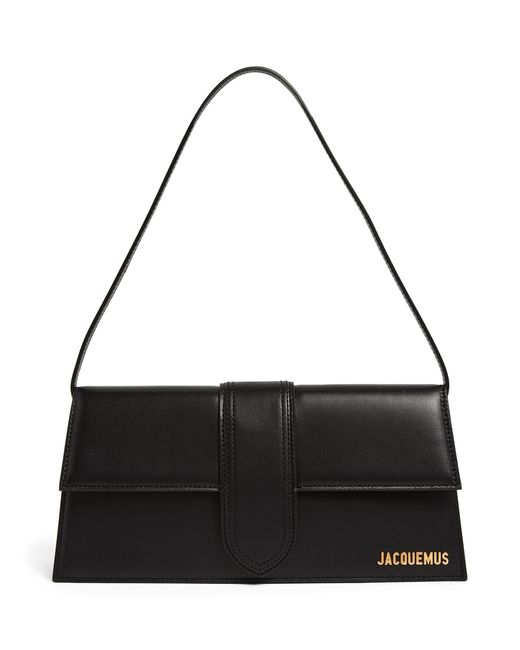 Jacquemus Black Leather Le Bambino Long Shoulder Bag