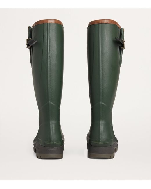 Barbour Green Tempest Wellington Boots for men