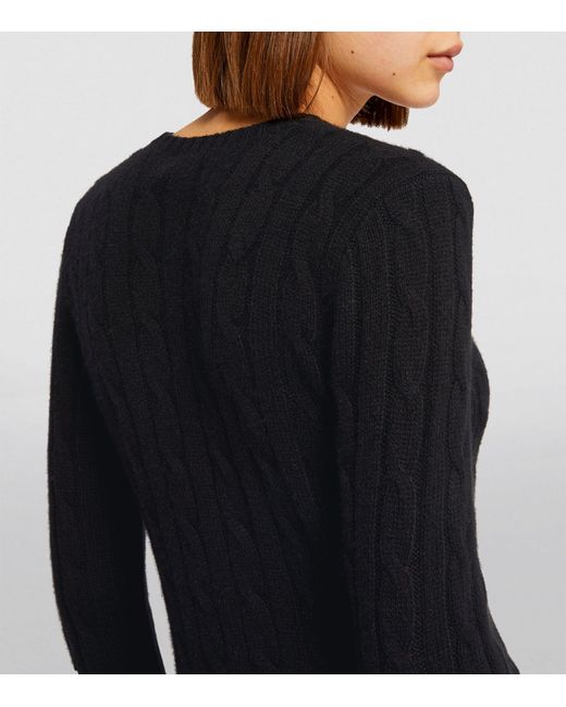 Polo Ralph Lauren Black Cashmere Julianna Sweater