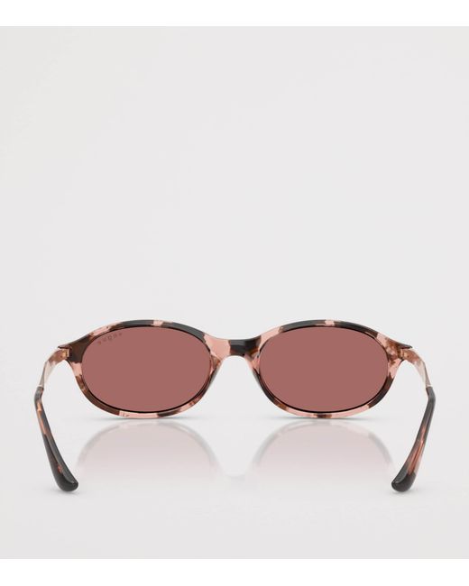 Vogue Pink Oval Sunglasses
