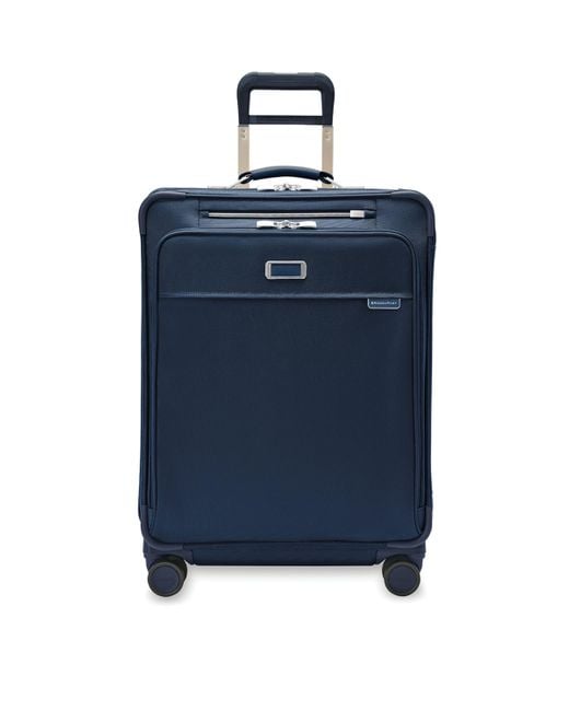 Briggs & Riley Blue Baseline Medium Expandable Spinner Suitcase