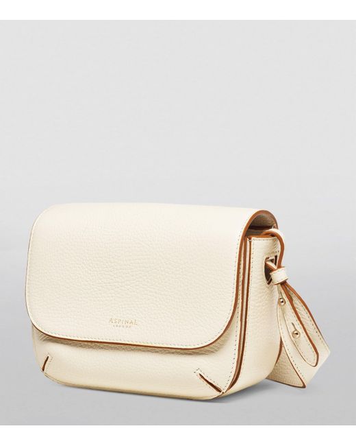 Aspinal Natural Leather Ella Cross-Body Bag