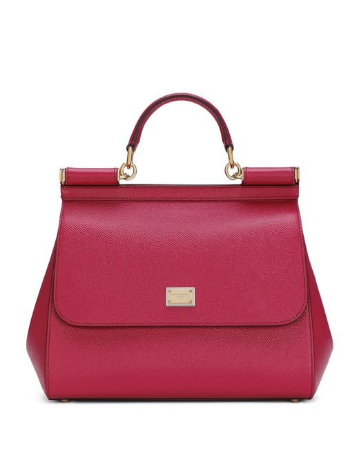 Dolce & Gabbana Red Sicily Top-handle Bag