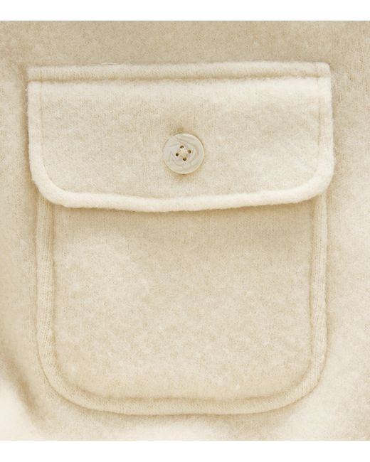 Polo Ralph Lauren Natural Wool-Blend Felt Overshirt for men