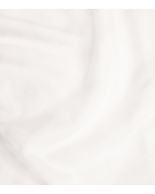 Hanro White Cotton Superior Short Sleeve T-Shirt for men
