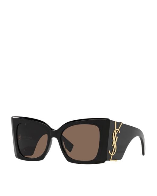 Saint Laurent Brown Blaze Sunglasses