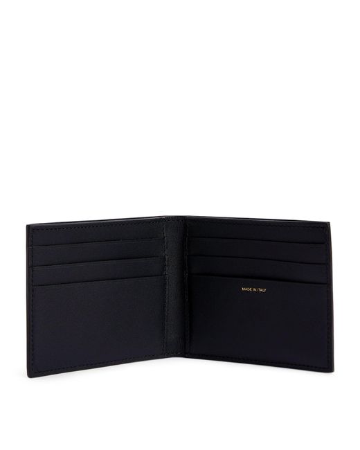 Paul Smith Black Leather Panelled Bifold Wallet for men