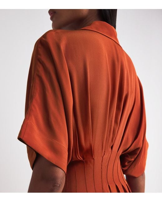 Palmer//Harding Red Crepe Courage Maxi Dress