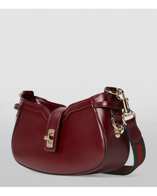 Gucci Red Mini Moon Shoulder Bag