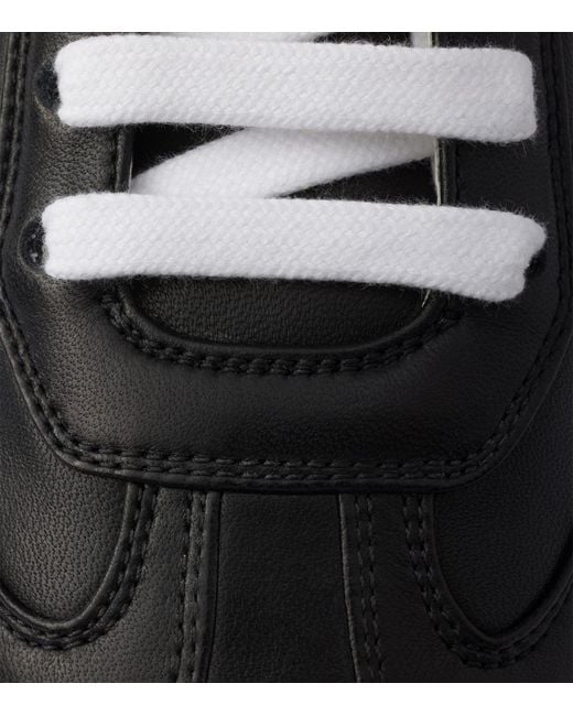 Prada Black Nappa Leather Sneakers