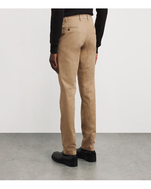 Canali Natural Stretch-Cotton Chinos for men