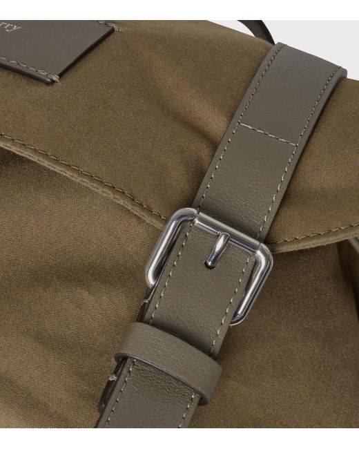 Mulberry Brown Waxed Cotton Heritage Backpack for men