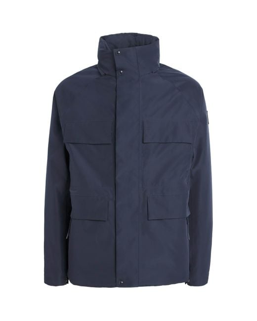 Belstaff Blue Water-Repellent Force Jacket for men