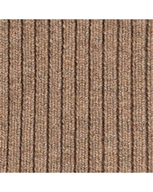 Max Mara Brown Wool-Blend Tank Top